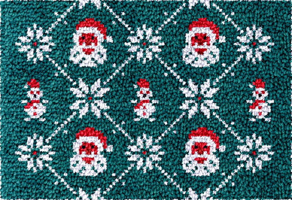 Diy Electronics Kits For Adults - Kerstman DIY Klinkhaakkit tapijten met bedrukt