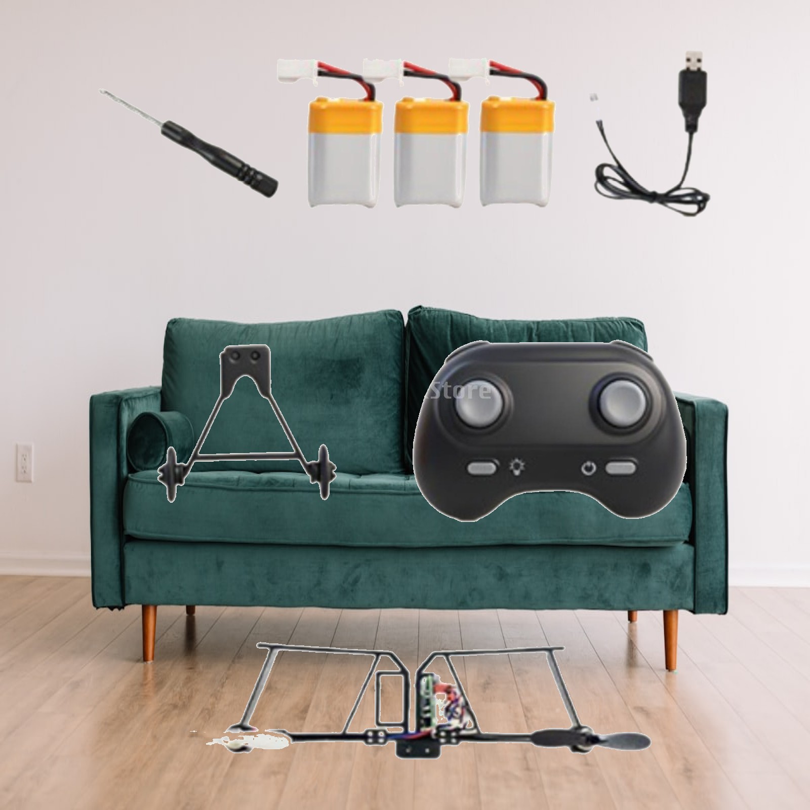 Diy Electronics Kits For Beginners - Op afstand bestuurbare modelvliegtuig DIY zweefvliegtuig