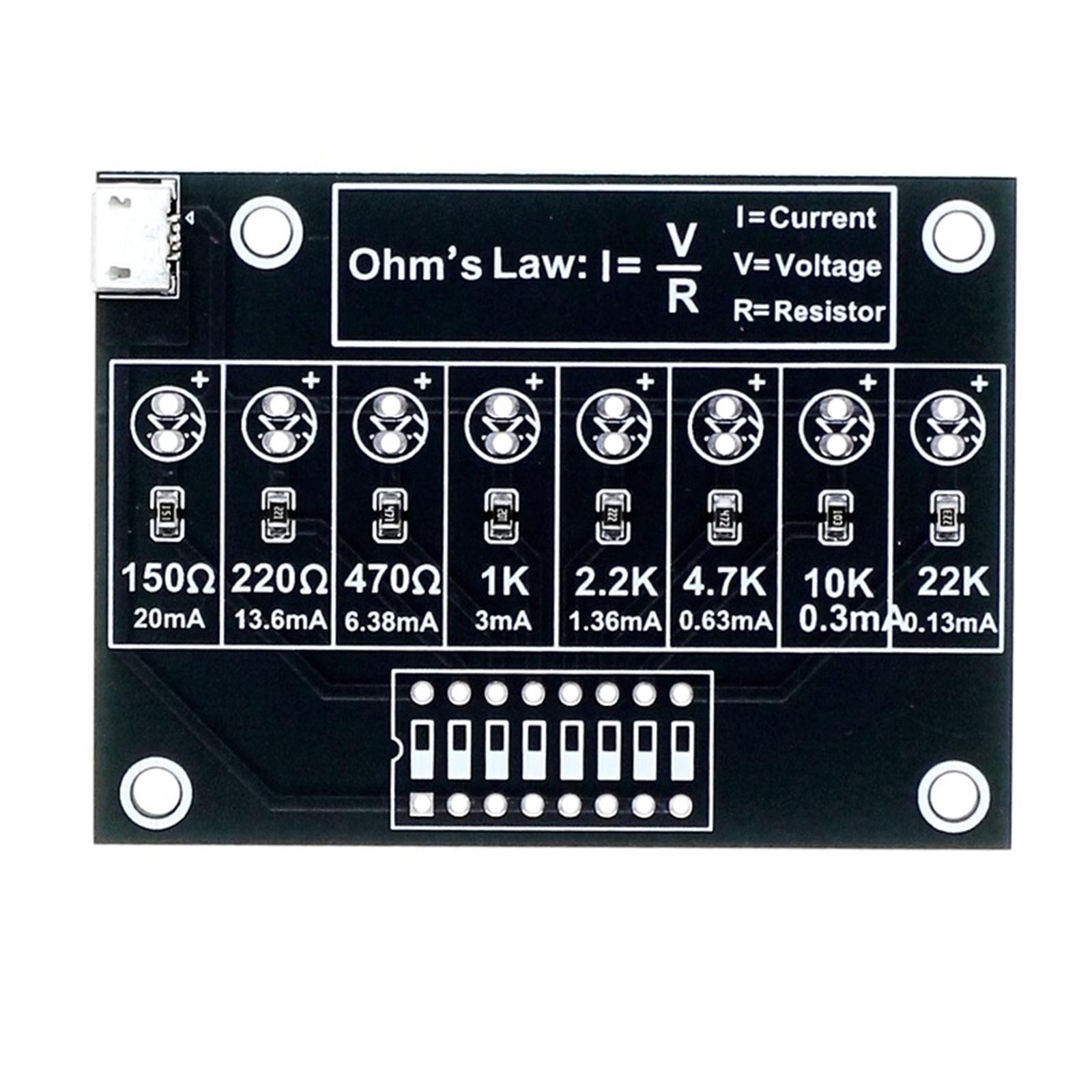 Diy Electronics Project Kit - DIY Soldeerpraktijkset Laste-set Elektronisch circuitproject Trainingsweerstandsleerbord