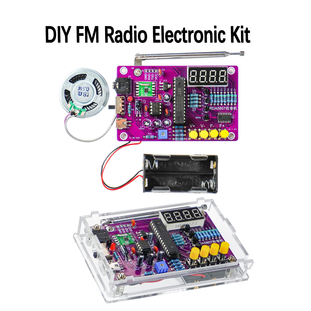 Diy Electronics Project Kit - DIY FM-radio elektronische kit 87-108MHz instelbare