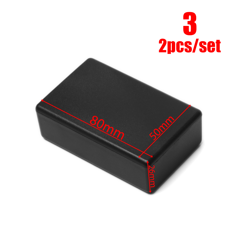 Diy Waterproof Electronics - 1/2 stuks Zwarte DIY ABS Plastic