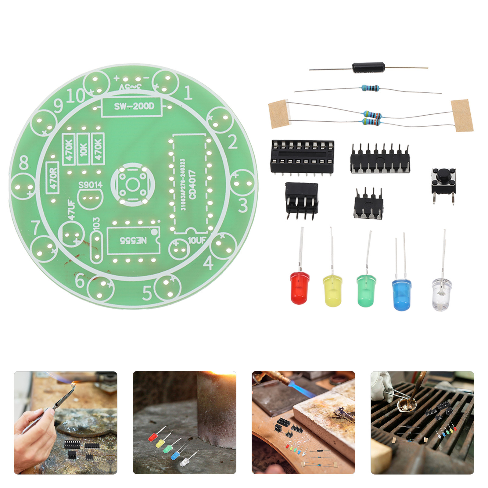 Diy Electronics Kits For Beginners - Soldeer oefenset voor beginners, elektronica soldeer