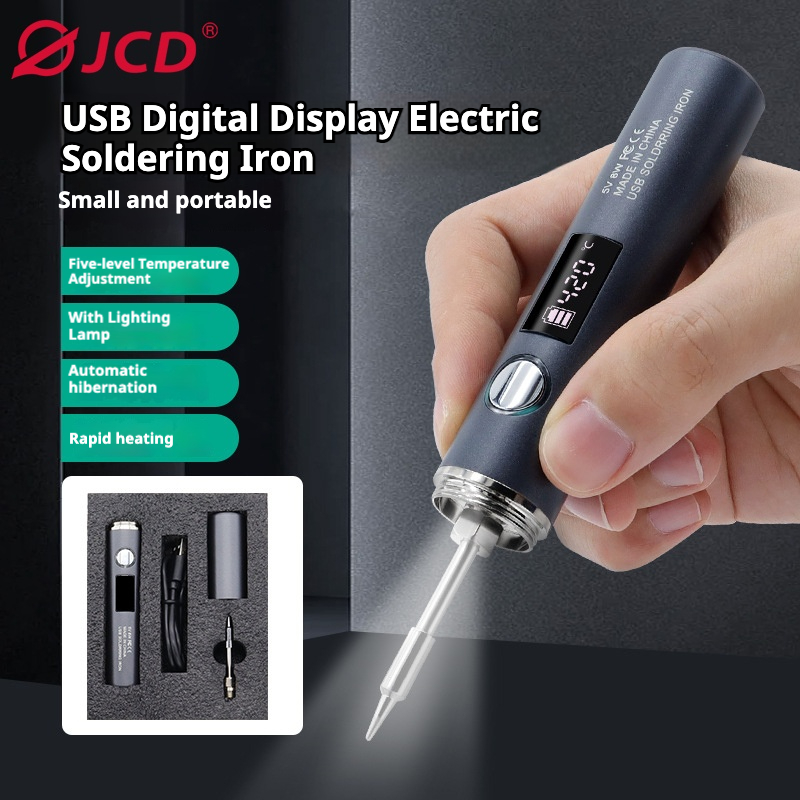 Diy Electronics Lab - USB Type-C Soldeerbout, 5-snelheden 260~420 ℃