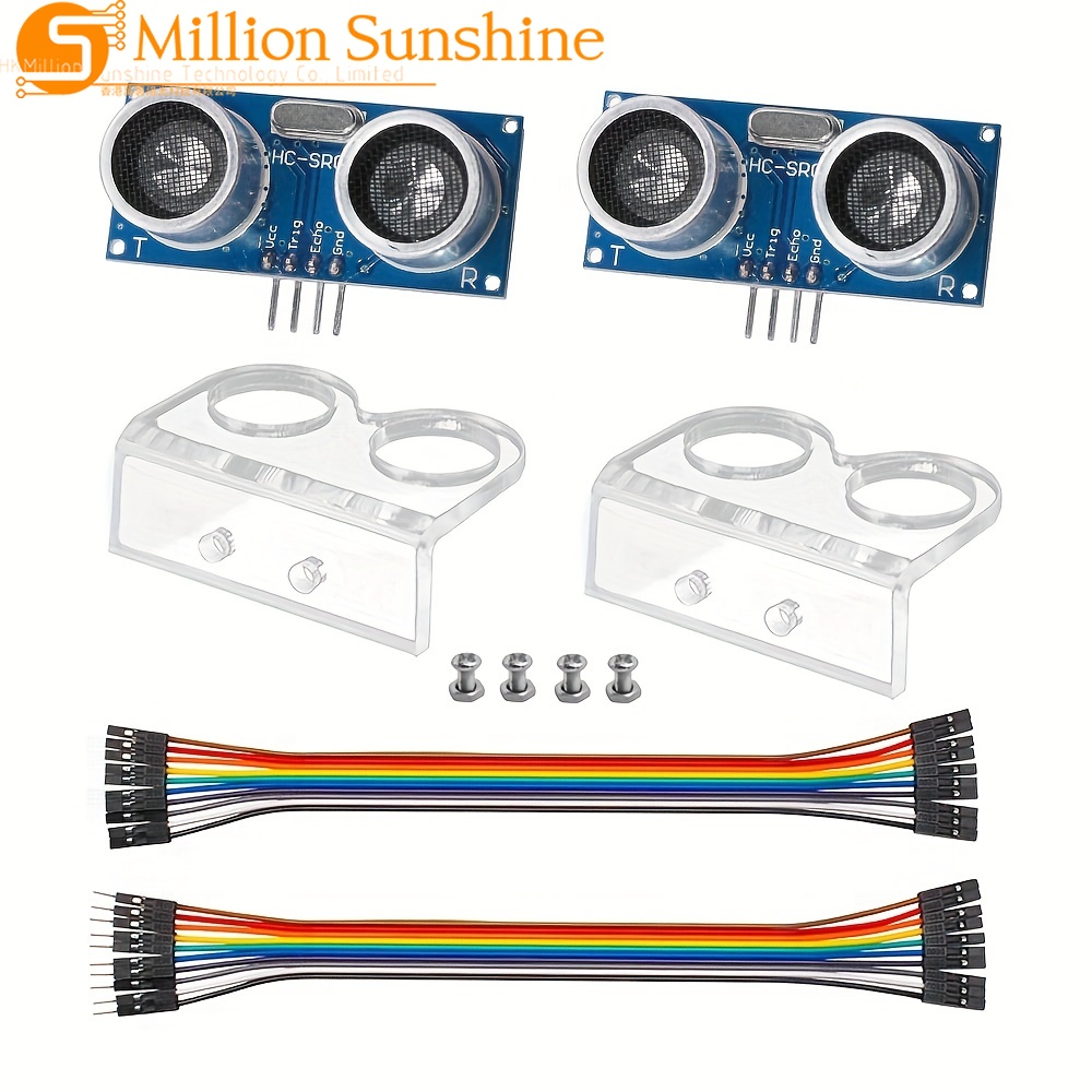 Ultrasonic Sensor Hc - 2 stuks HC-SR04 Ultrasone sensormodule voor