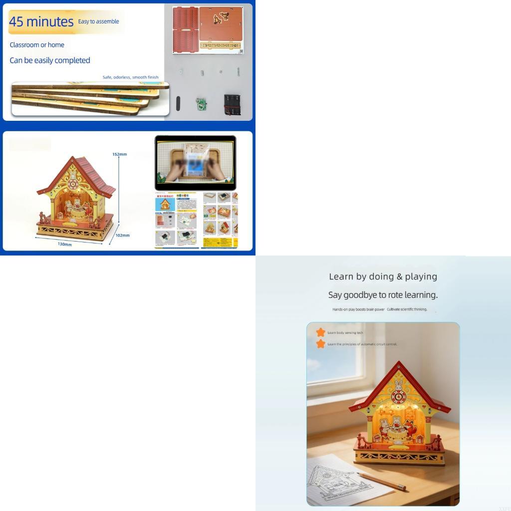 Diy Electronics Projects For Students - XXFE Elektronisch Cottage Assembly House-model met