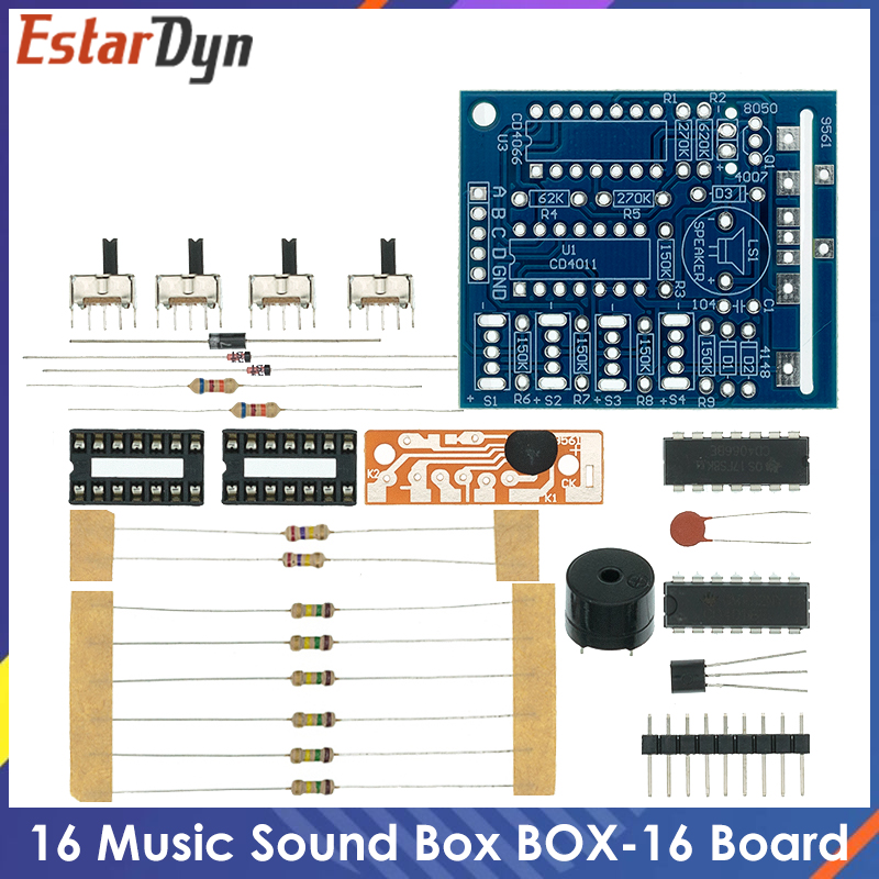 Diy Electronics Learning Kit - 16 Muziek Klankkast BOX-16 Board 16-Tone
