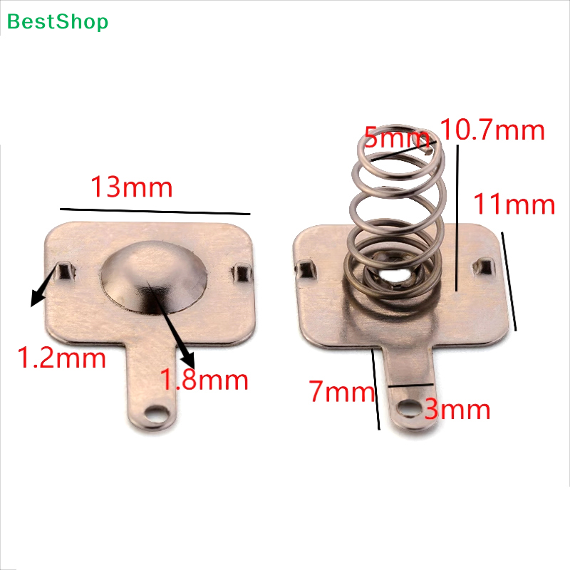 R/Diy Electronics - 〔R〕18650 Batterijveercontactterminals, metalen positieve en negatieve