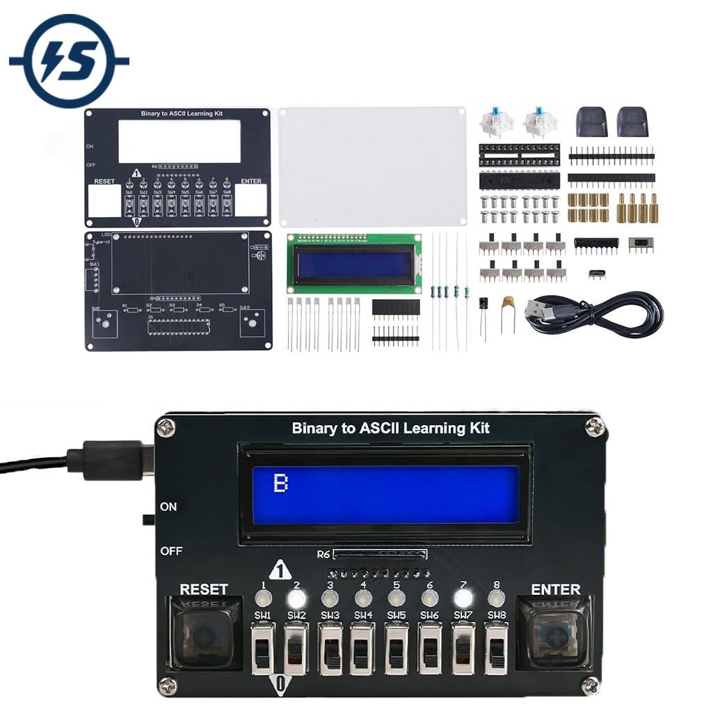 Diy Electronics Projects For Adults - DIY Binaire ASCII-code zender elektronica-kit met