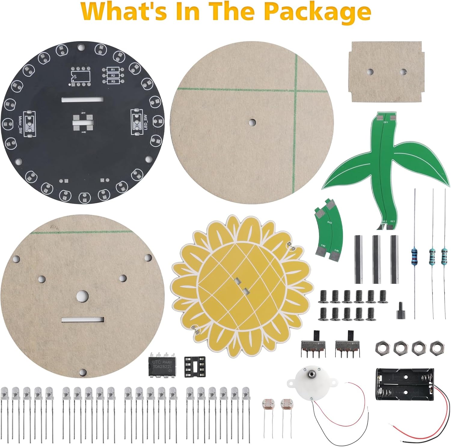 Lichtjagerende zonnebloem sold - Diy Electronics Kits For Adults recensie en prijs