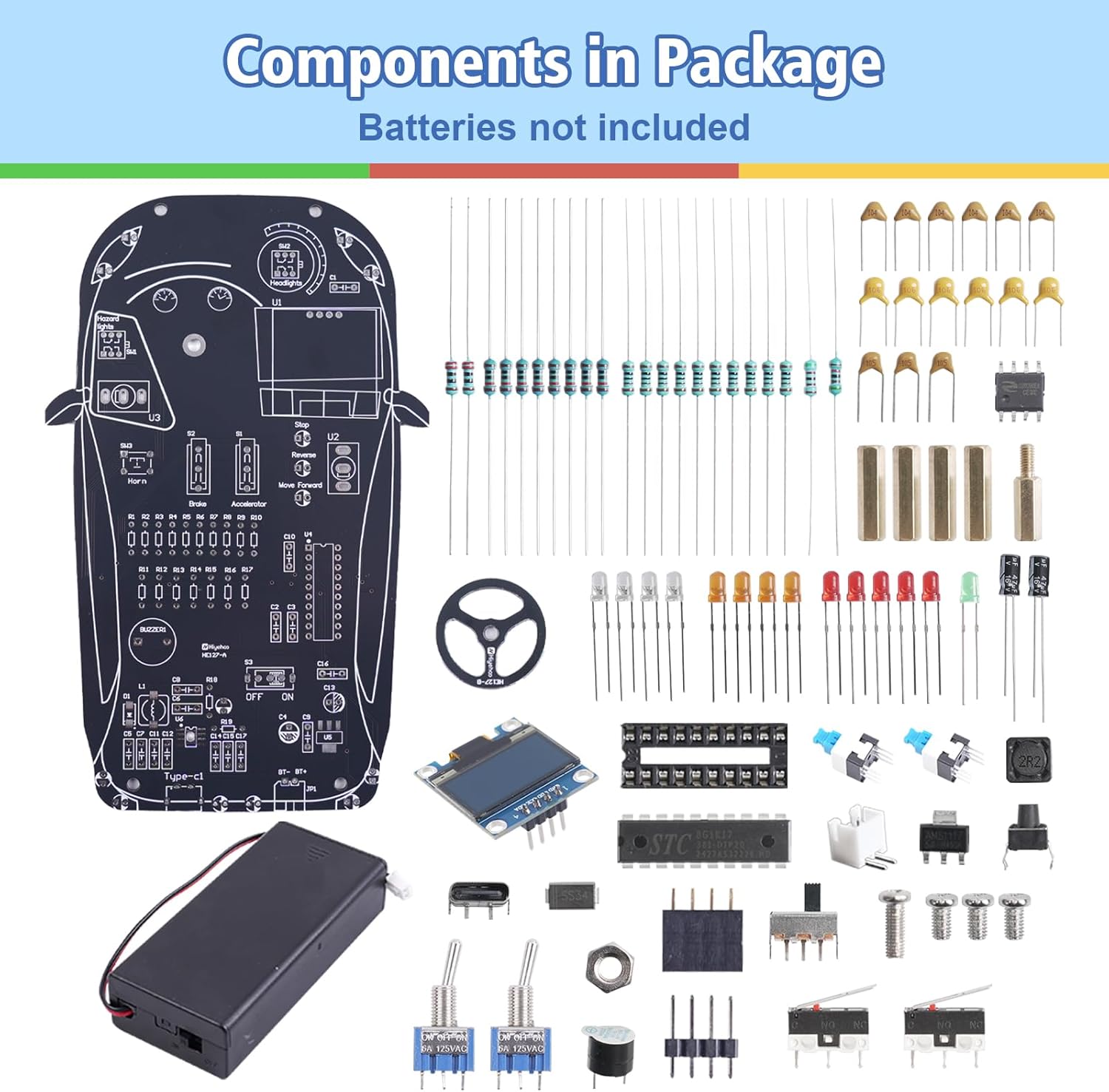 DIY Autorijsimulator Soldeerki - Diy Electronics Learning Kit recensie en prijs