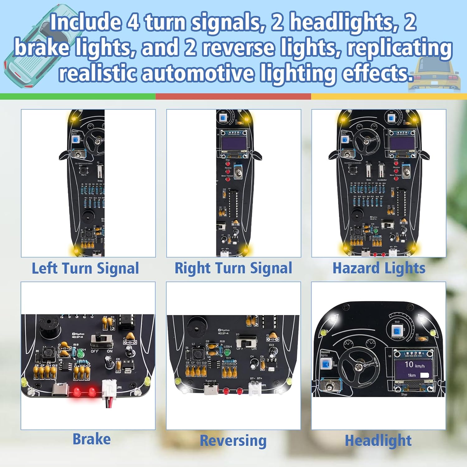 DIY Autorijsimulator Soldeerki - Diy Electronics Learning Kit recensie en prijs