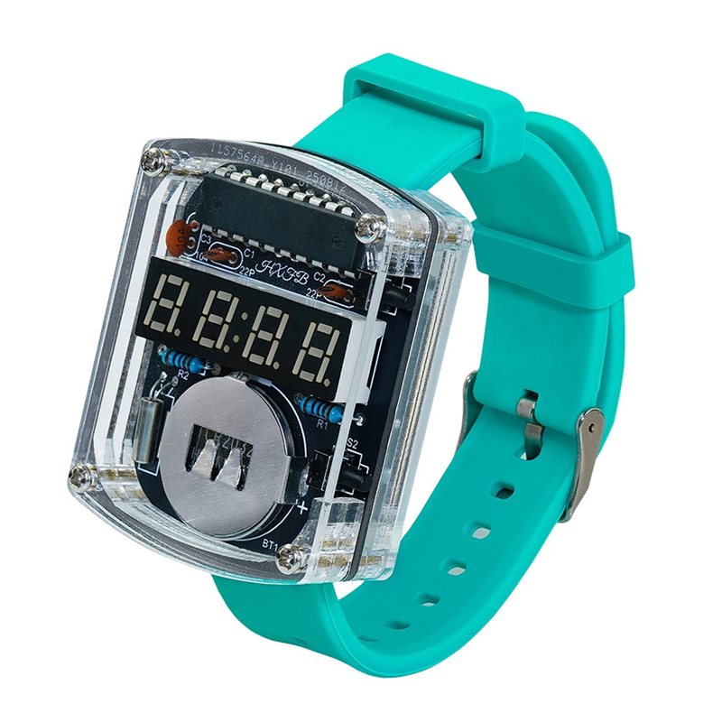 2X DIY LED horloge elektronisc - Diy Electronics Project Kit recensie en prijs