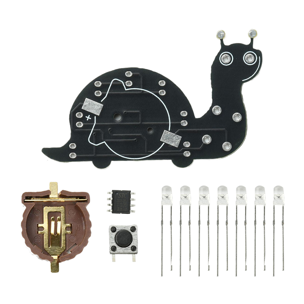 Snail LED Flowing Light Soldee - Diy Electronics Kits For Beginners recensie en prijs