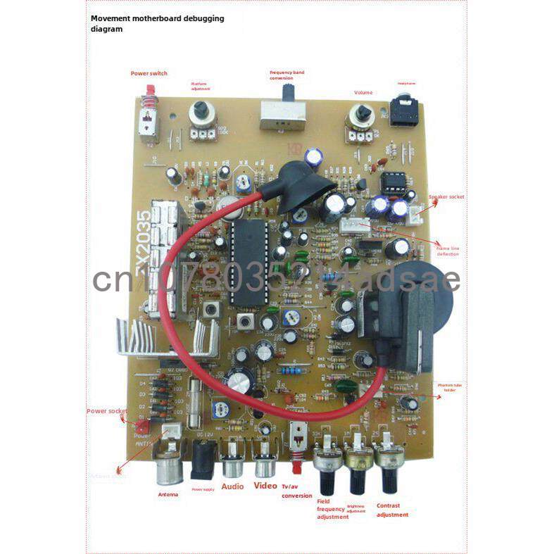 5,5 inch zwart-wit tv-moederbo - Diy Electronics Project Kit recensie en prijs