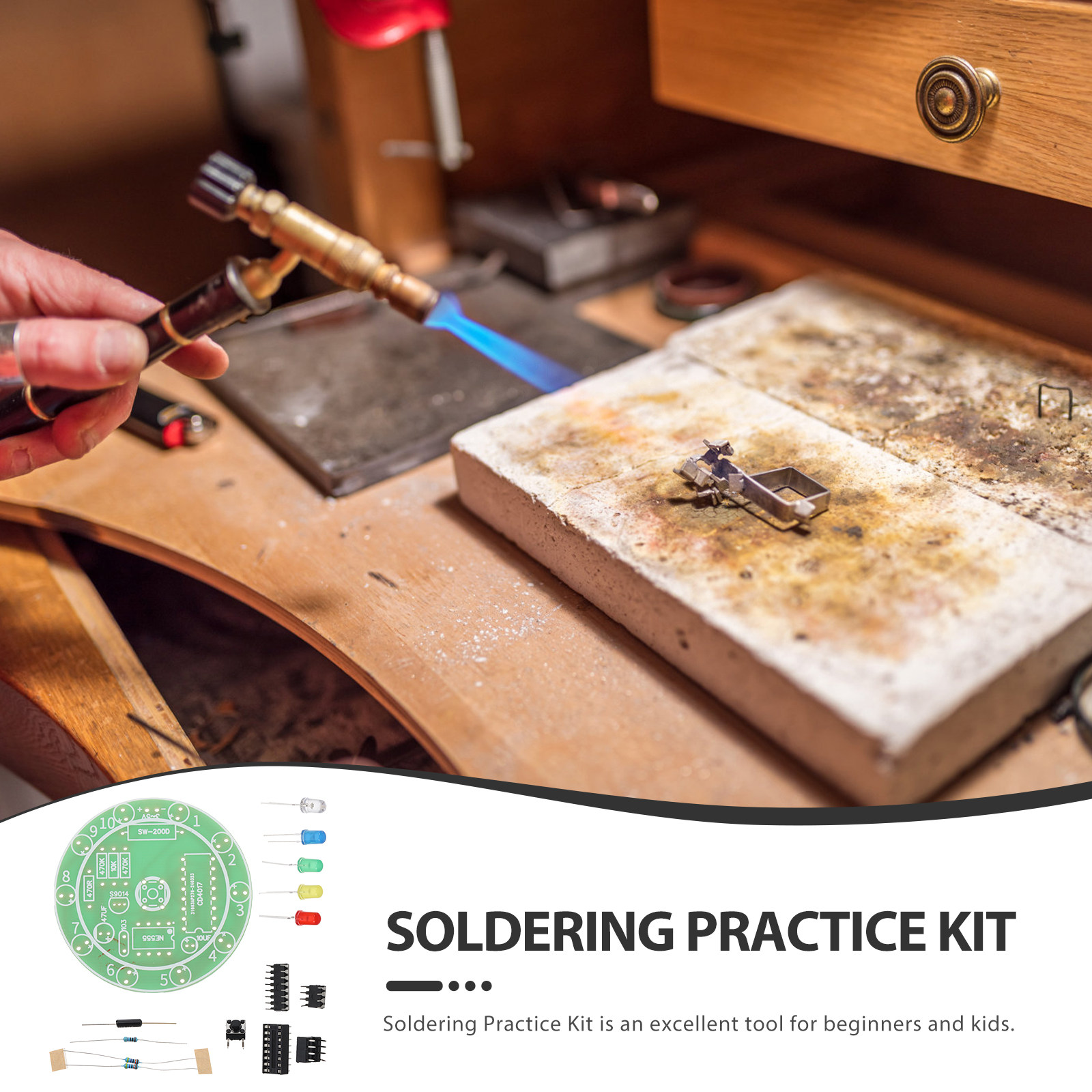 Soldeer oefenset voor beginner - Diy Electronics Kits For Beginners recensie en prijs