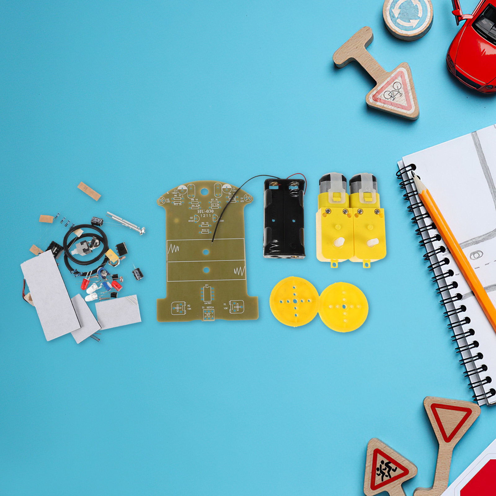 1Set Tracking Car Kit Geavance - Diy Electronics Project Kit recensie en prijs