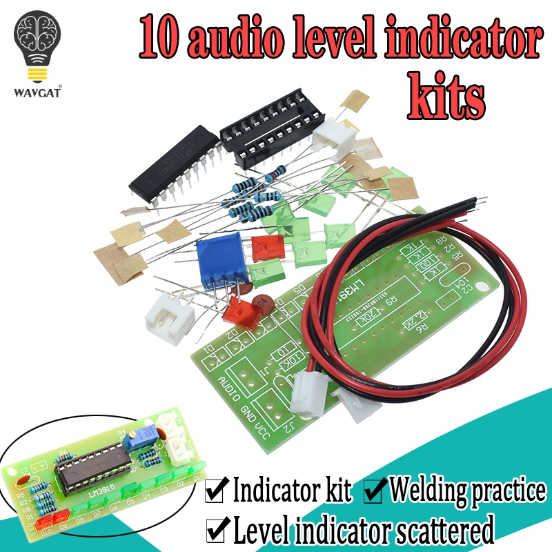 LM3915 Dc 9V-12V 10 Led Sound  - Diy Electronics Lab recensie en prijs