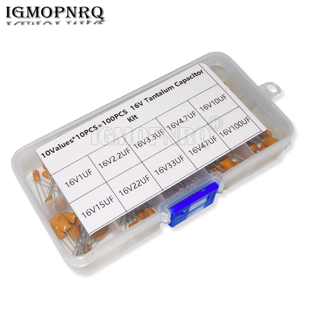 100Pcs 10 Waarde * 10Pcs 16V T - Capacitor Kit Assortment recensie en prijs