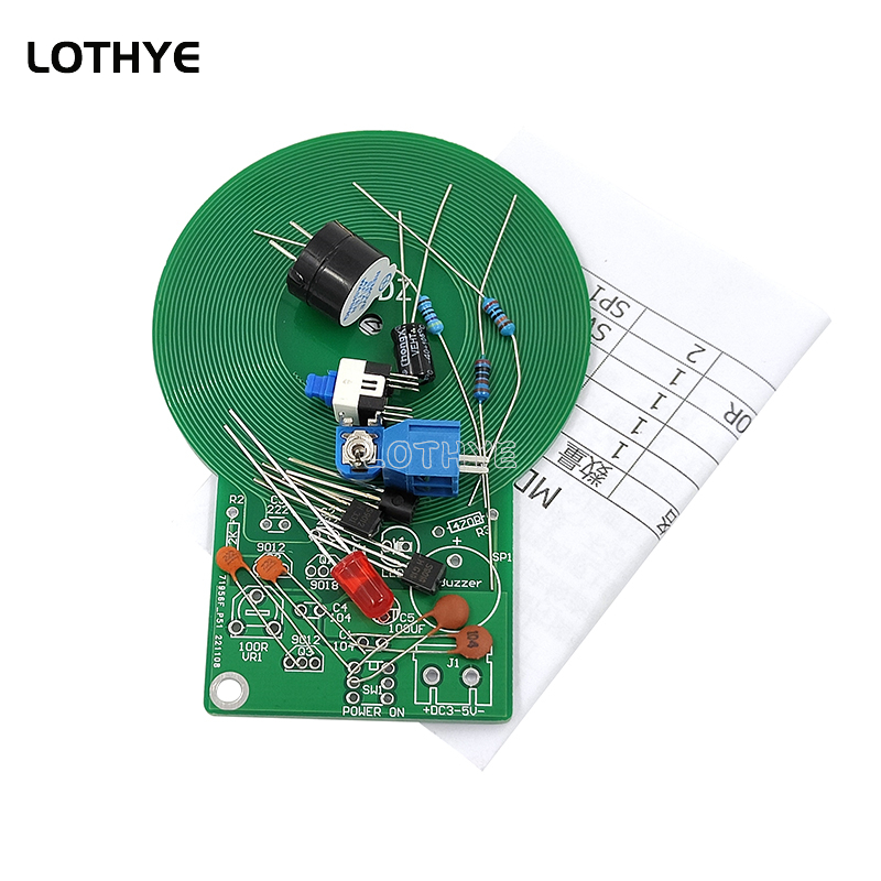 DC 3 V-5 V Metaaldetector Kit  - Diy Home Electronics recensie en prijs