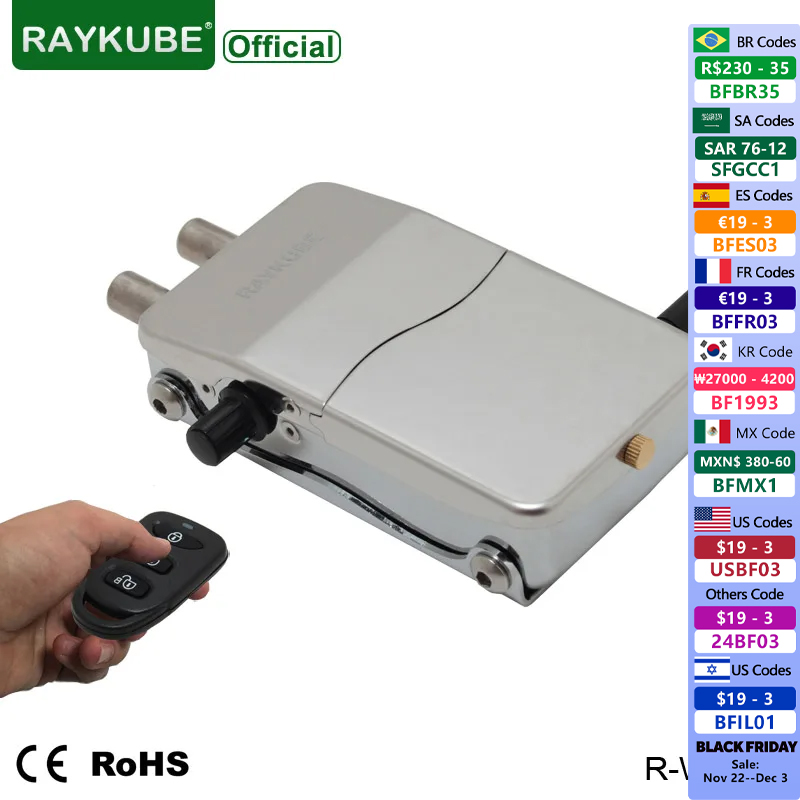 RAYKUBE Elektronisch deurslot  - R/Diy Electronics recensie en prijs