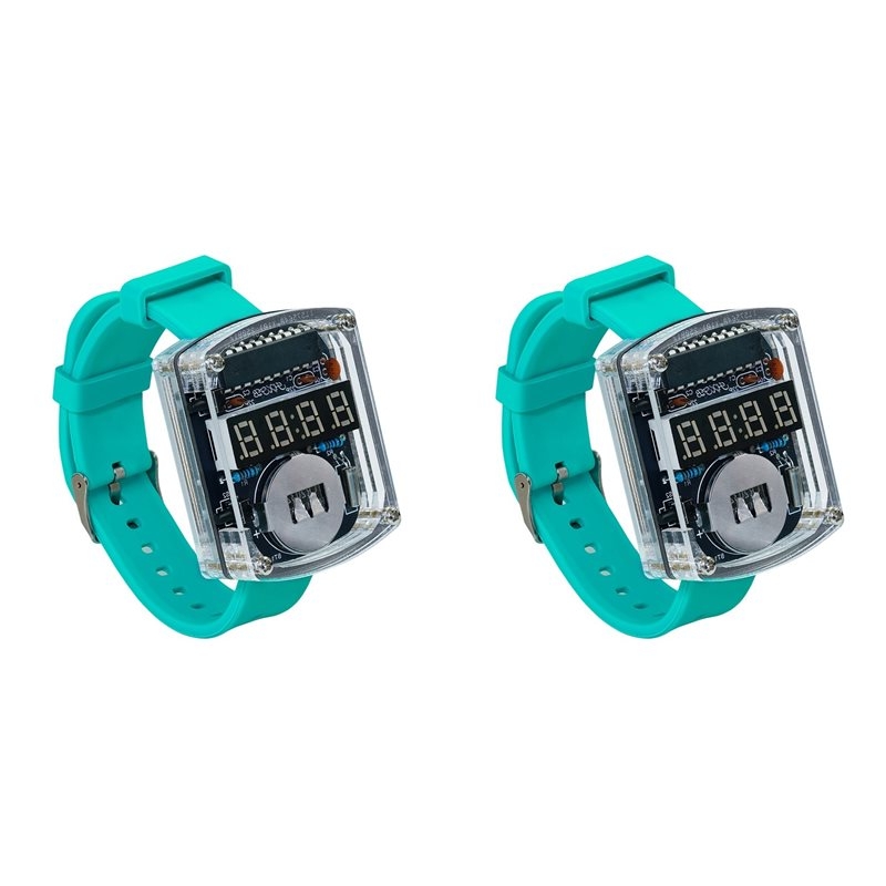 2X DIY LED horloge elektronisc - Diy Electronics Project Kit recensie en prijs