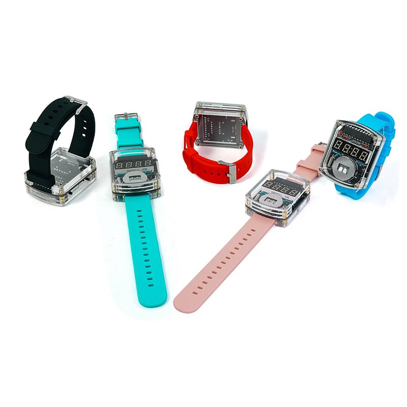 2X DIY LED horloge elektronisc - Diy Electronics Project Kit recensie en prijs