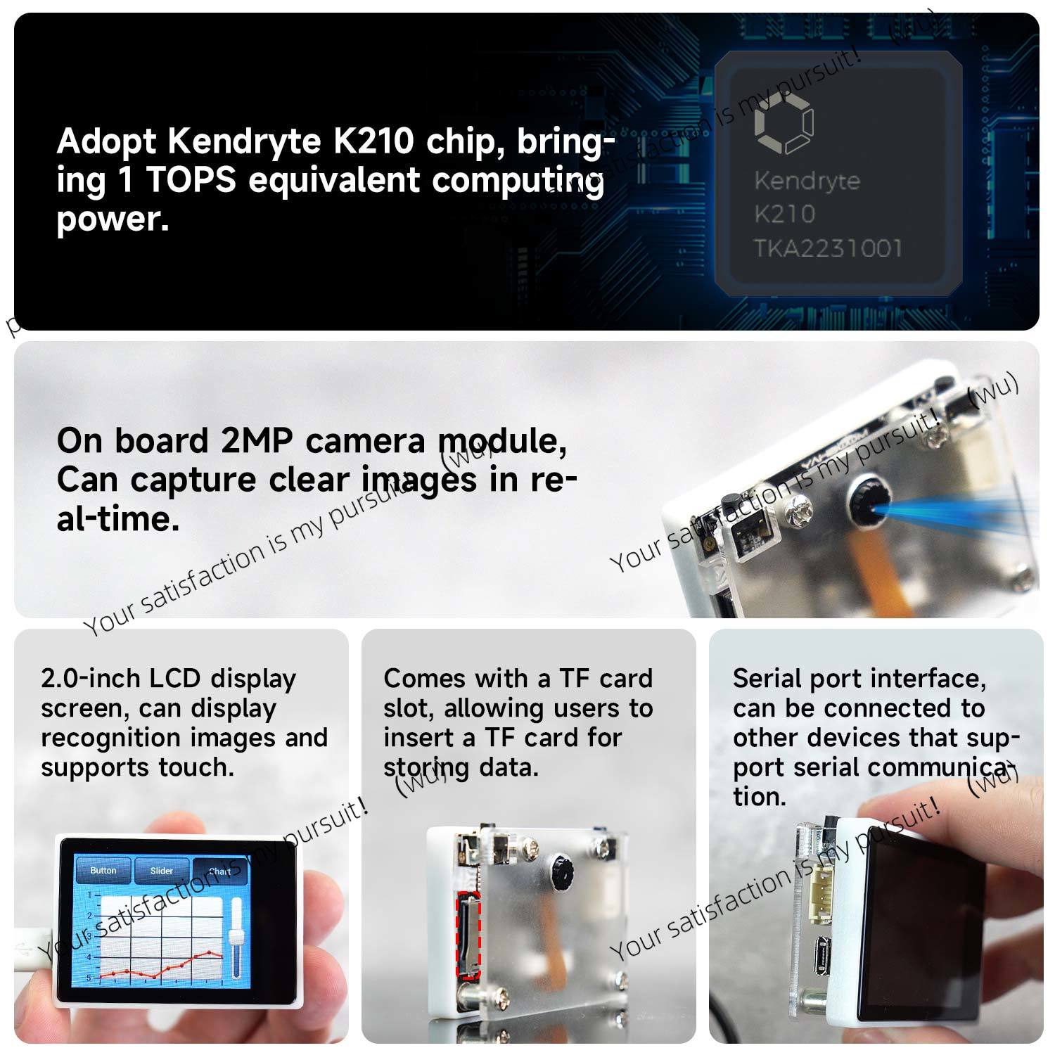 K210 Visuele herkenningsmodule - Diy Electronics Learning Kit recensie en prijs