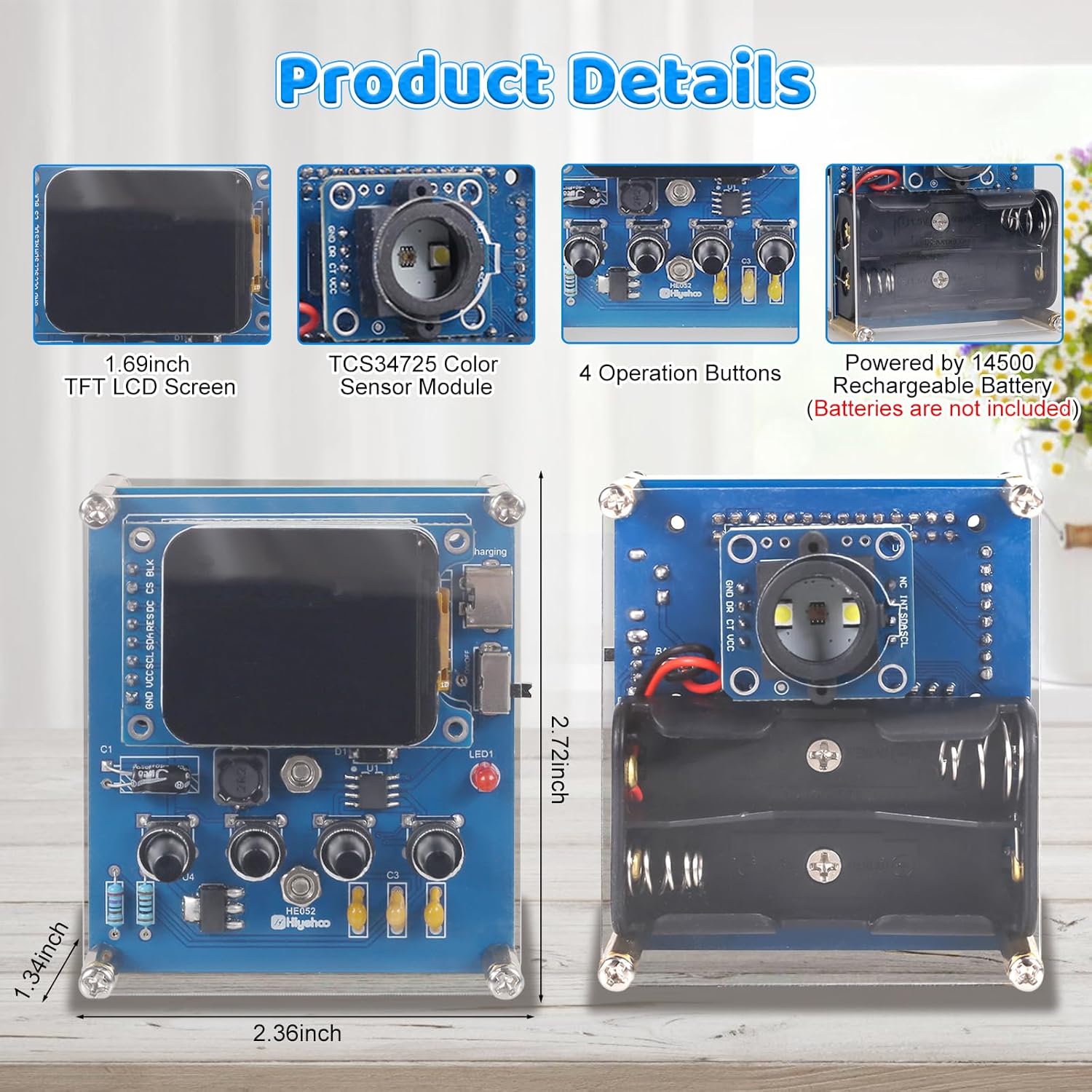 DIY Kleurherkenning Soldeerpra - Diy Electronics Learning Kit recensie en prijs