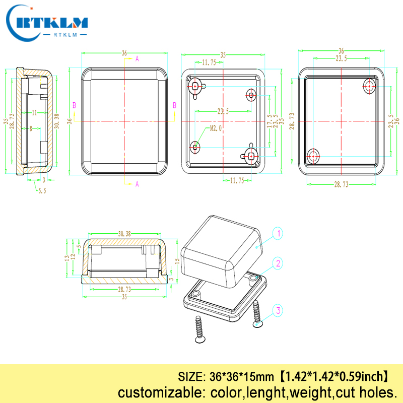 Kleine plastic projectkast DIY - Diy Enclosure For Electronics recensie en prijs