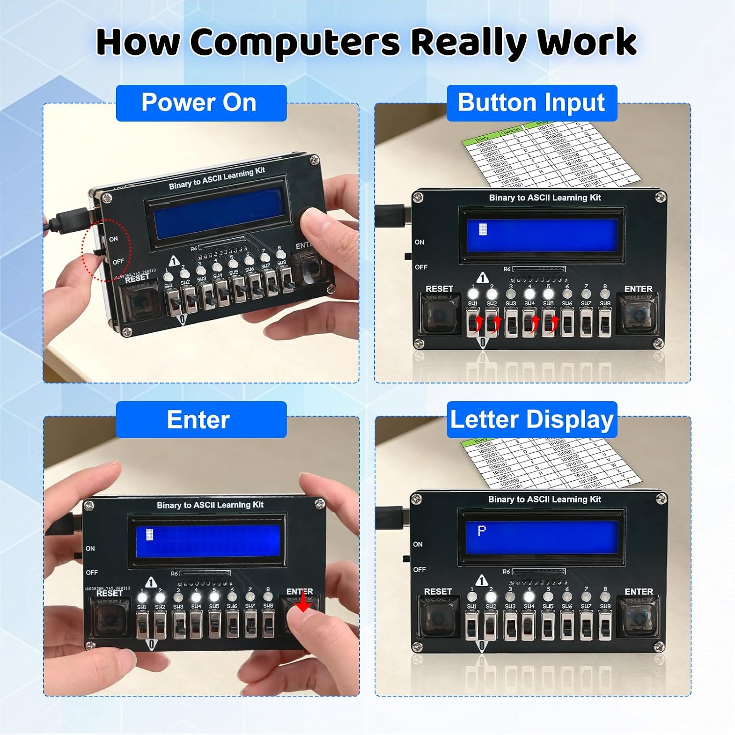 DIY Binaire ASCII-code zender  - Diy Electronics Projects For Adults recensie en prijs